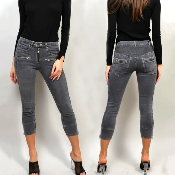 ISABEL Marant Etoile Moto Jeans Pelona Biker Pants - Picture 15 of 15